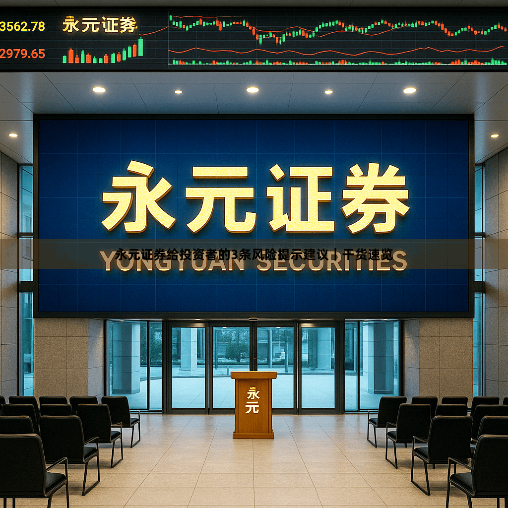 永元证券给投资者的3条风险提示建议｜干货速览