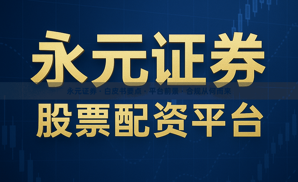永元证券 · 白皮书要点 · 平台前景 · 合规从何而来