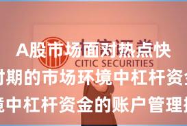 A股市场面对热点快速轮动时期的市场环境中杠杆资金的账户管理操